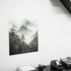Tranquil Horizons: Japandi Landscape Digital Wall Art