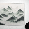 Minimal Zen: Japandi Landscape Art Print (Digital Download)