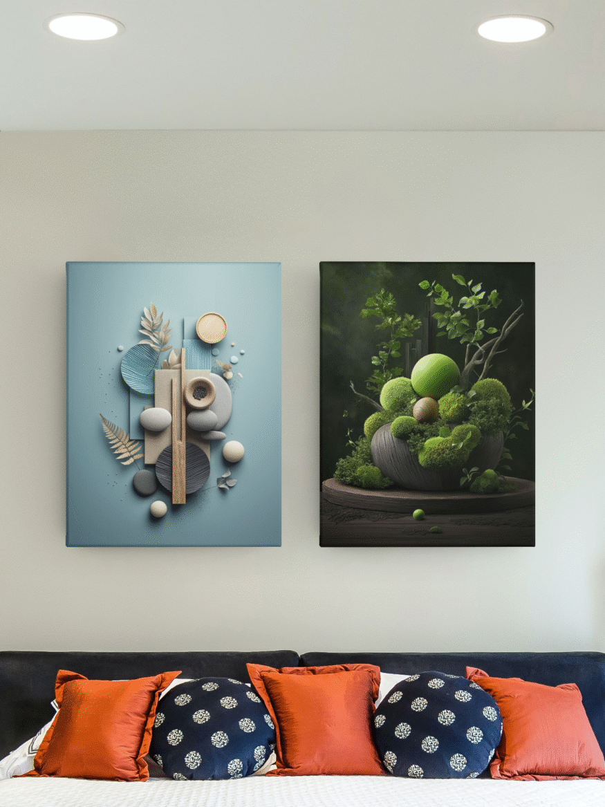 Abstract Japandi Wall Art Digital Poster