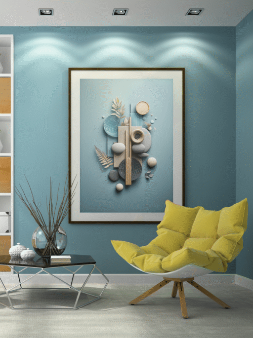 Abstract Japandi Wall Art Digital Poster