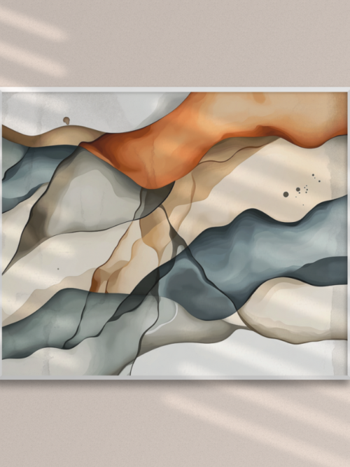 Minimalist Japandi Wall Art Print – Modern Zen-Inspired Home Decor